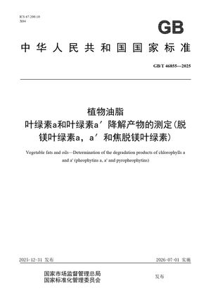 Chinese Standard: GB/T 46855-2025