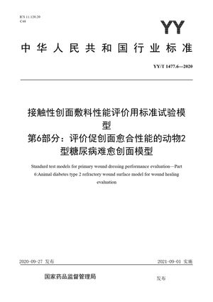 Chinese Standard: YY/T 1477.6-2020