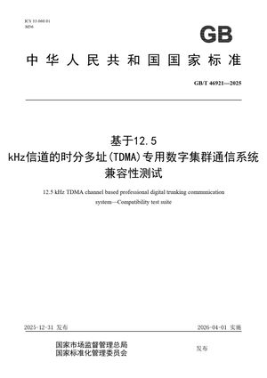 Chinese Standard: GB/T 46921-2025