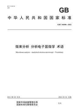 Chinese Standard: GB/T 40300-2021