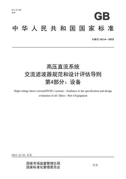 Chinese Standard: GB/Z 163.4-2025