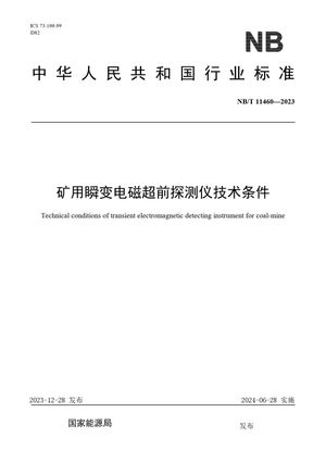 Chinese Standard: NB/T 11460-2023