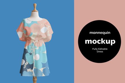 Dress Mannequin Mockup 