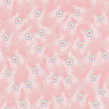 Peacock Feather Rosy Touch