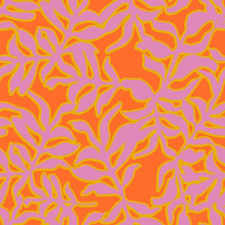 Outline Leaves Dopamine Drift Orange