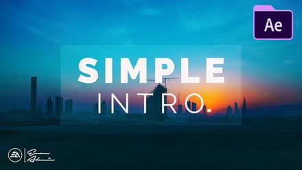 Simple Sliding Intro in Adobe After Effects CC