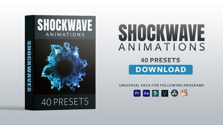 40 Animated Shockwave Presets for Commercial Use