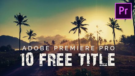 10 Modern &amp; Clean Title Animation Pack for Premiere Pro | MOGRT