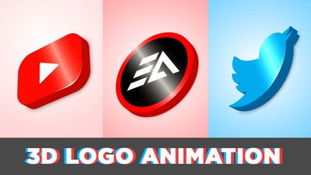 3D Logo Animation in After Effects - No Plugin (FREE Template)