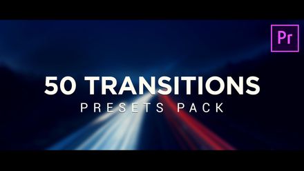 50 Smooth Transitions Preset Pack for Premiere Pro