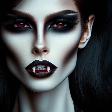 Vampira Head &amp; Eyes