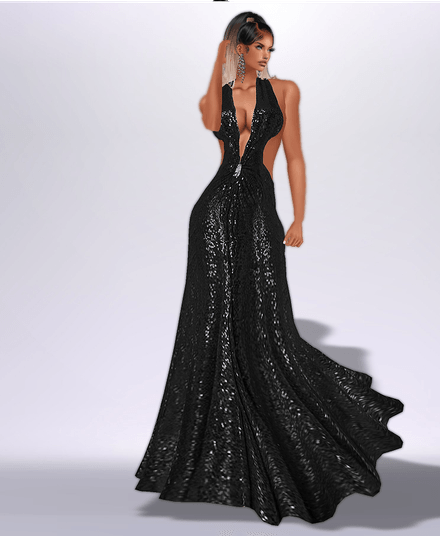 Sparkle Dress Backless 4 Colors