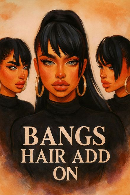 Bangs Hair Add On Mesh