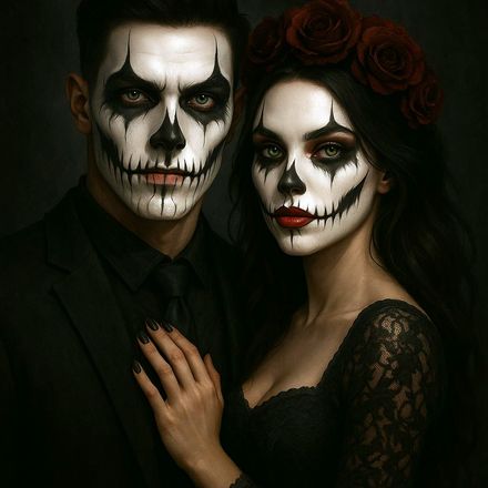 Dark Vowns Couple&#x27;s Head