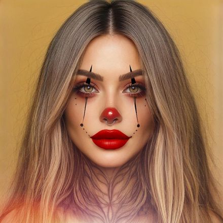 Cute Clown Head
