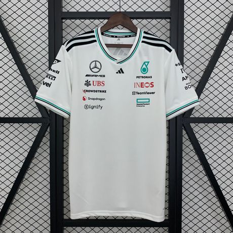 Camiseta Mercedes F1 2025 Blanca