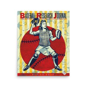 Spring 2022 Baseball Research Journal Cover (Women in Baseball) poster