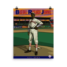 Fall 2024 Baseball Research Journal Cover (Satchel Paige) poster