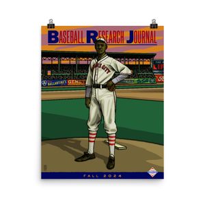 Fall 2024 Baseball Research Journal Cover (Satchel Paige) poster