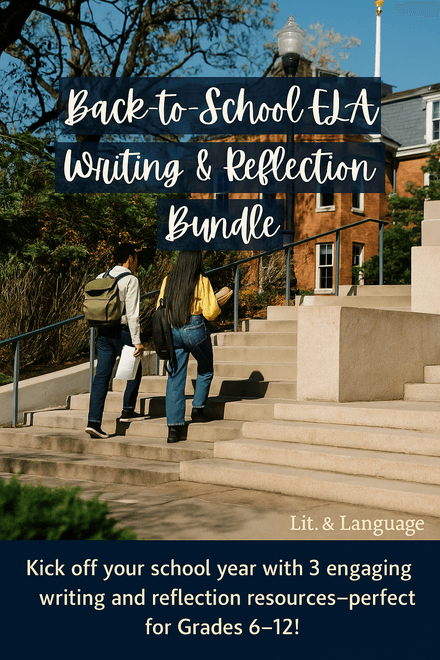 ✨ Back-to-School ELA Writing &amp; Reflection Bundle