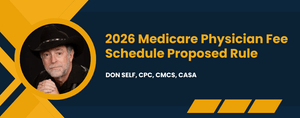 2026 Medicare Physician Fee Schedule Proposed Rule