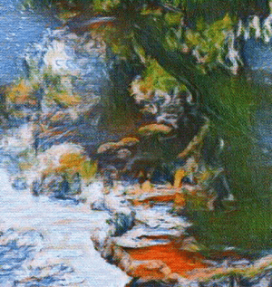 "Zilker Park Footbridge" - Zilker Park, Austin Texas - Polaroid TRANSFORMATION