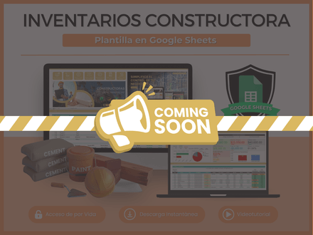 Inventarios Constructoras (COMING SOON) | Google Sheets