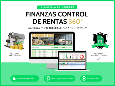 Control Financiero 360° Control de Rentas Google Sheets