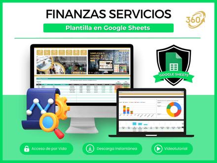 Control Financiero 360° Servicios Google Sheets | $MXN