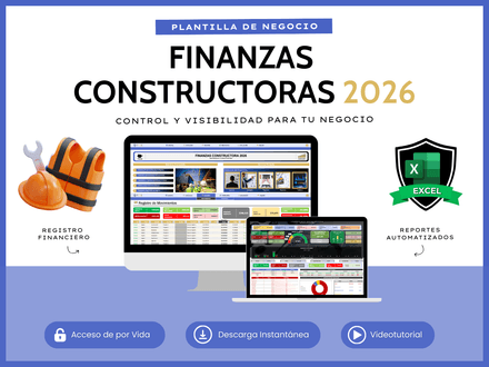 Finanzas Constructoras 2026 Excel