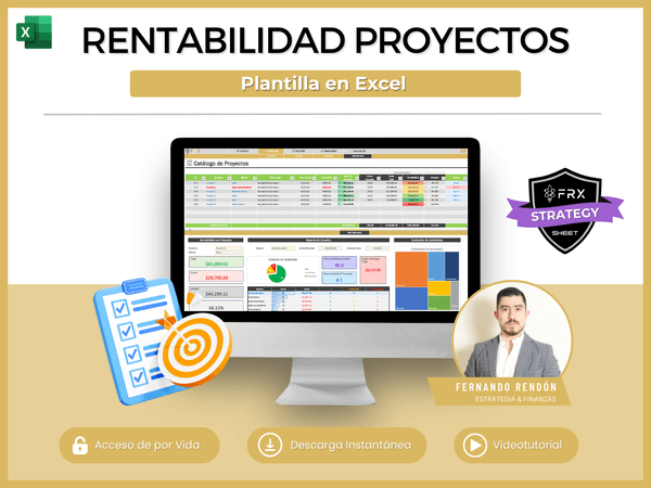 Rentabilidad de Proyectos Excel | $MXN