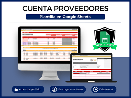 Estado de Cuenta Proveedores Sheets | $MXN