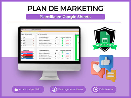 Plan de Marketing Sheets | $MXN