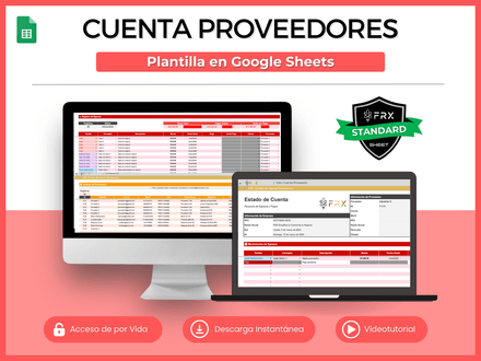 Estado de Cuenta Proveedores Sheets | $MXN