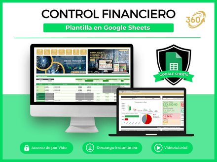Control Financiero 360° Google Sheets | $MXN