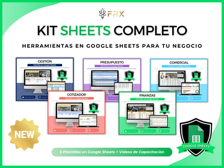 Kit Google Sheets Completo | $MXN