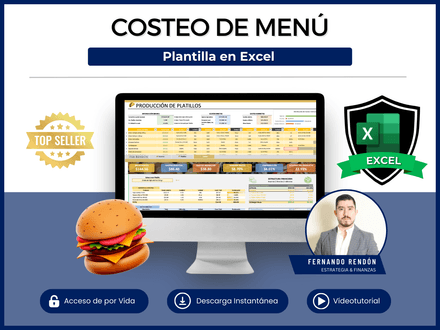 Costeo de Menú Excel