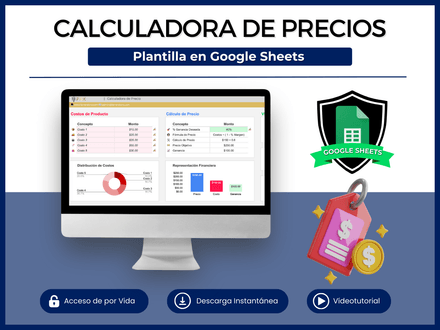 Calculadora de Precios Sheets | $MXN