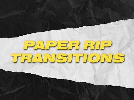 Paper Rip Transitions