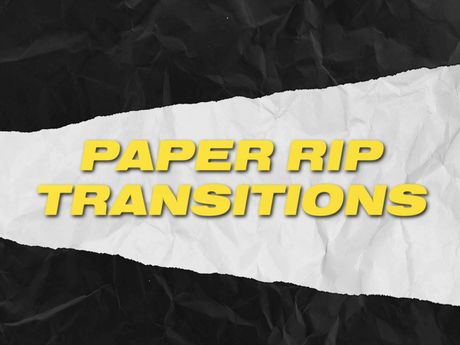 Paper Rip Transitions