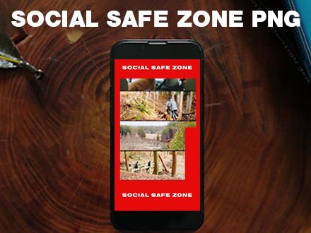 Social Safe Zone PNG