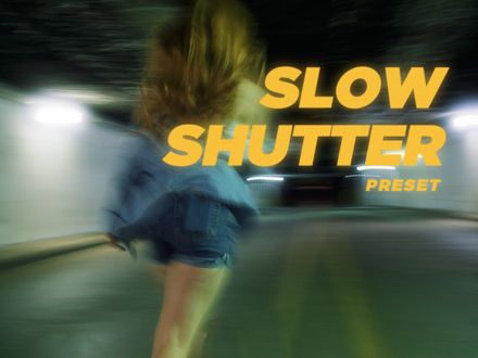 Slow Shutter Premiere Preset