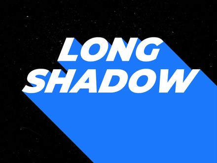 Long Shadow Text