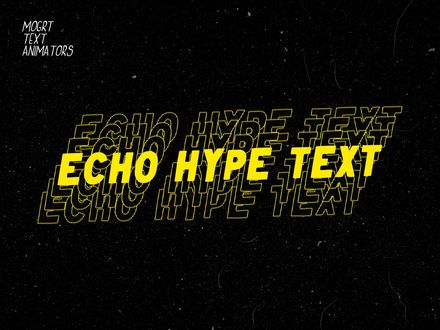 Text Animator: Echo Hype