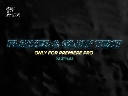 Text Animator: Flicker &amp; Glow