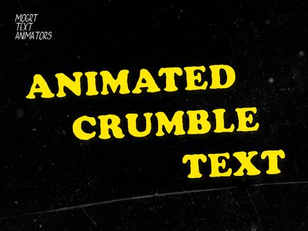 Text Animator: Crumble