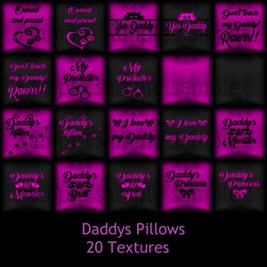 Daddys Pillows Catty Only!