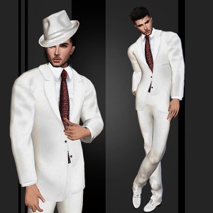 Wedding Suit White V.3