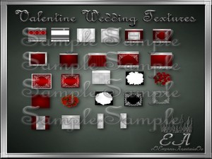 Valentine Wedding Textures