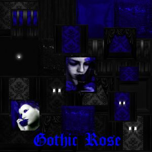 Gothic Rose Blue.